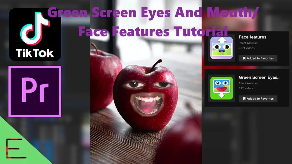 Eyes and Mouth filter is a greenscreen effect on TikTok, going viral on internet