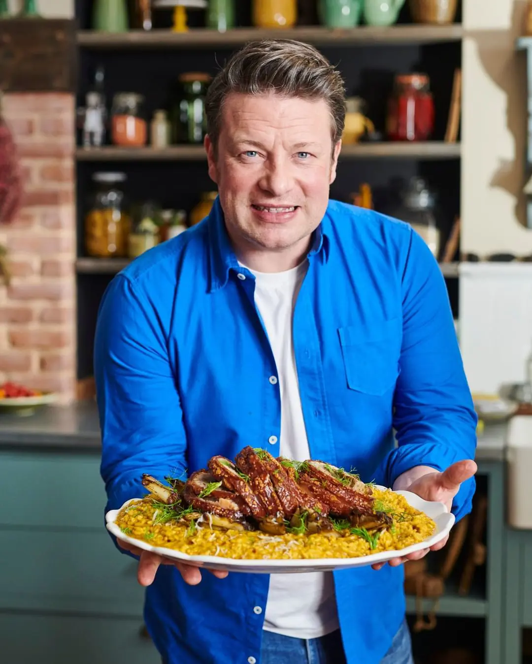 Jamie Oliver is a chef and author known for his exquisite dishes.