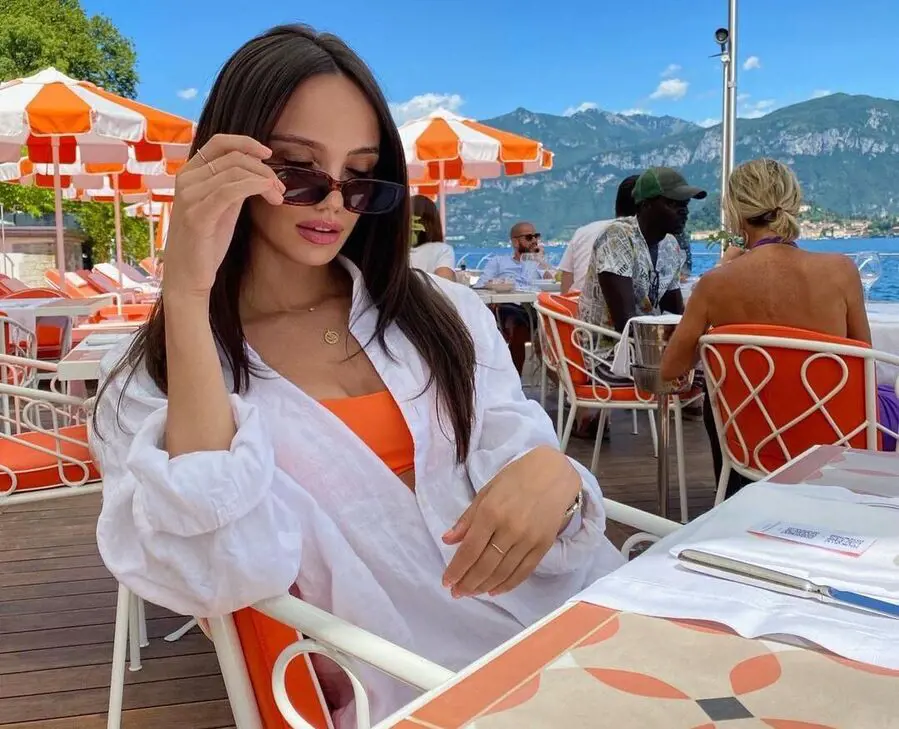 Sofia Franklyn enjoying her vacation in Italy