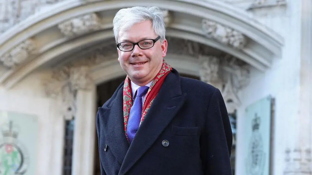  Charles Villiers pictured in December 2019, outside the Supreme Court in London.