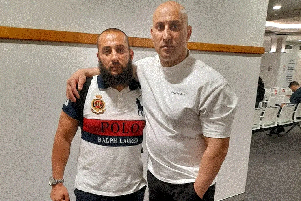 Omar Zahed, left, and Comanchero boss, Tarek Zahed, were shot in Sydney's west last night.(Supplied: Facebook )