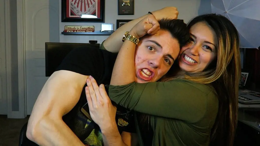 Faze Adapt with his ex-girlfriend Adrianna Scaley in 2015