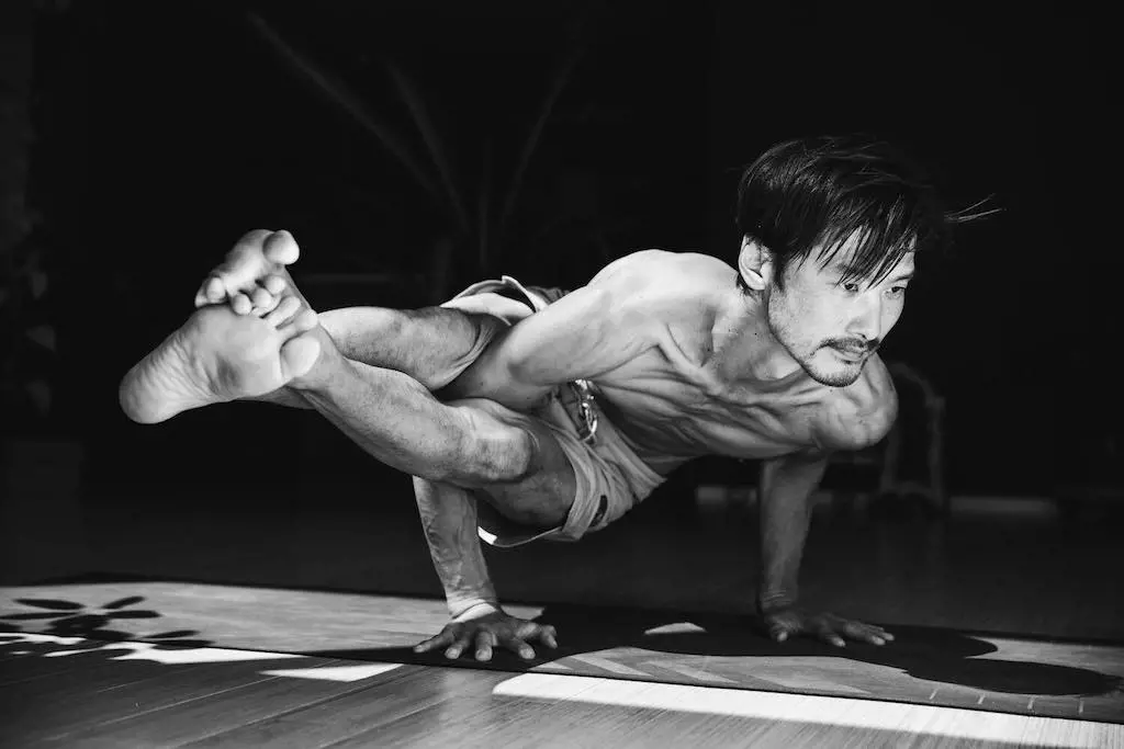 Simon Park created his own version of yoga called Flow Yoga