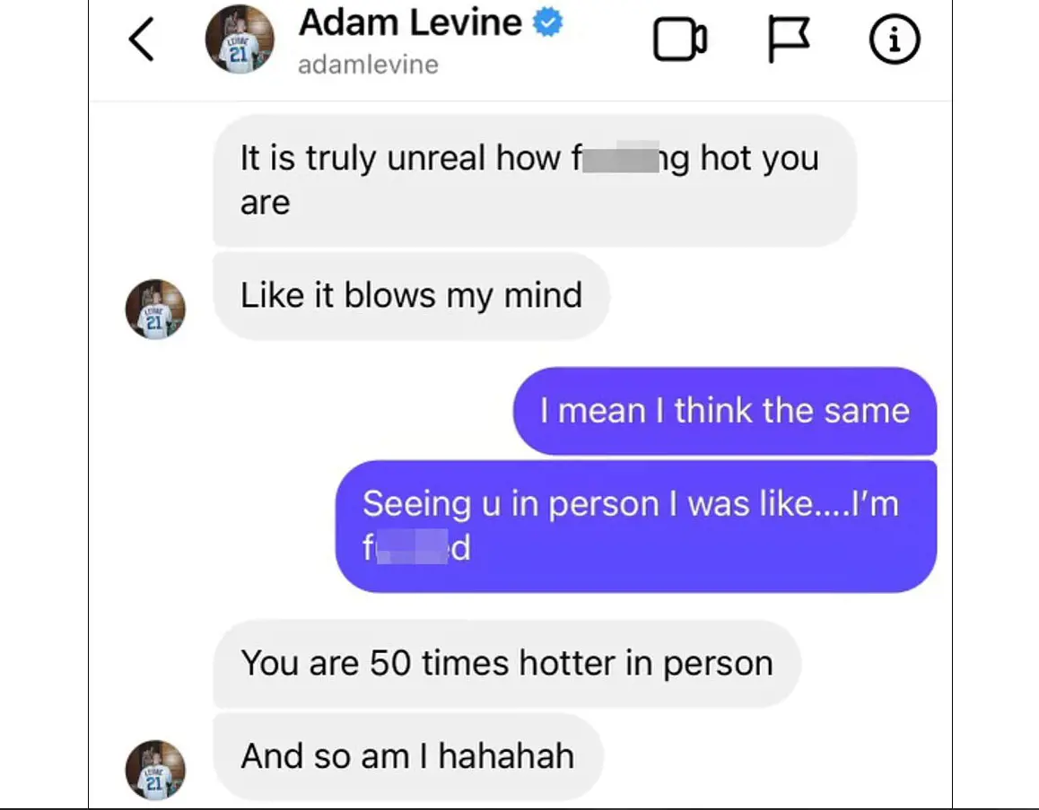 Sumner Stroh's shared some screenshots when she had an affair with Adam Levin on her TikTok account.