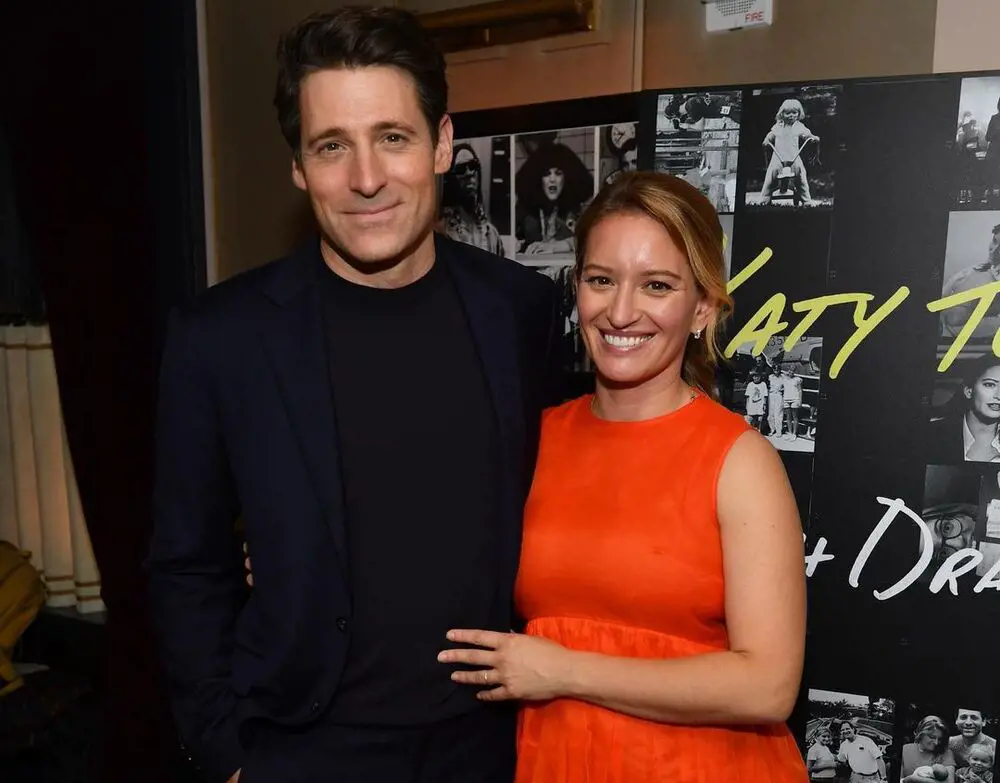 Tony Dokoupil with his wife Katy Tur promoting her book. 