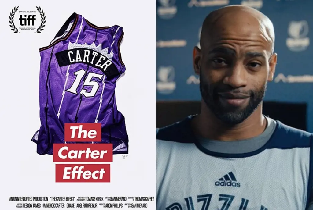 The Carter Effect is the documentary about Vince Carter, directed by Sean Menard