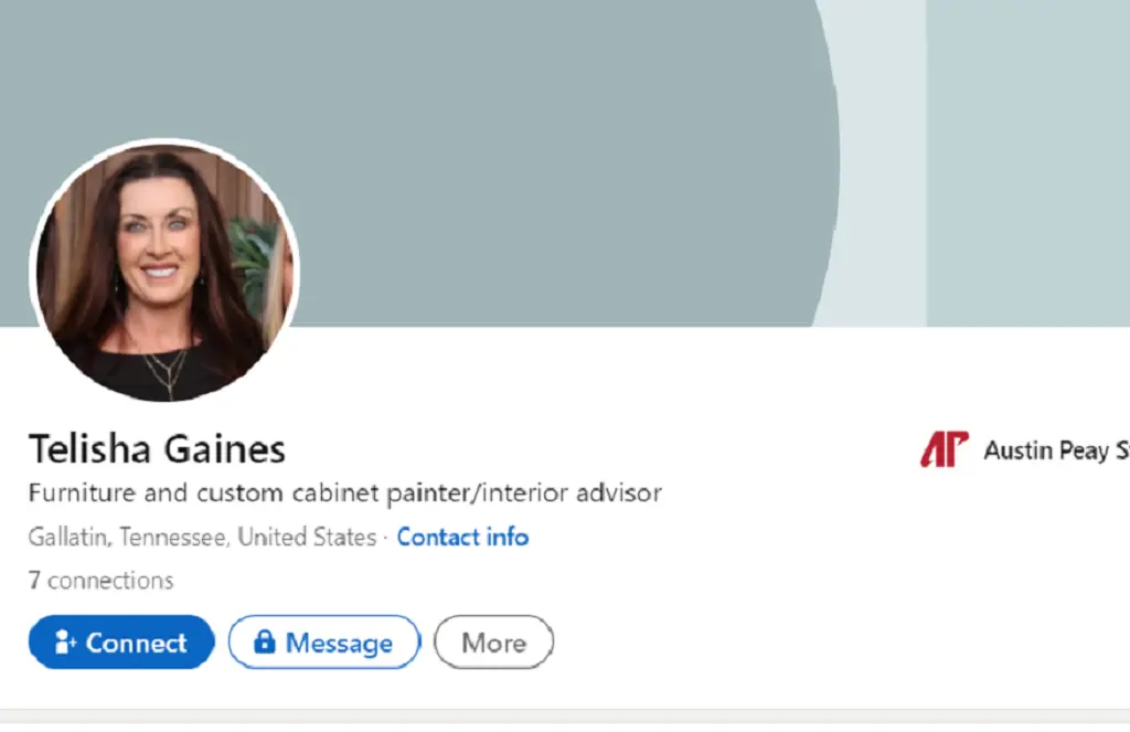 According to her LinkedIn profile, Telisha is an interior advisor