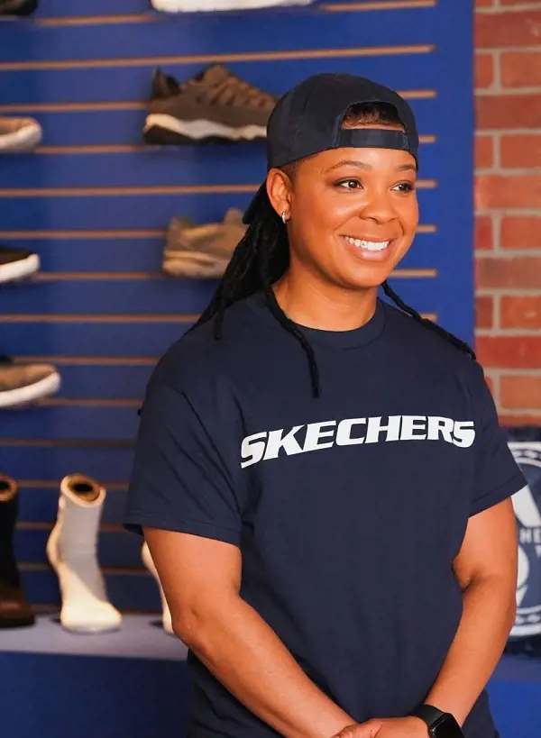 Punkie during the Skechers Commercial sketch on Saturday, October 29, 2022 (Source: Kyle Dubie/NBC via Getty Images)