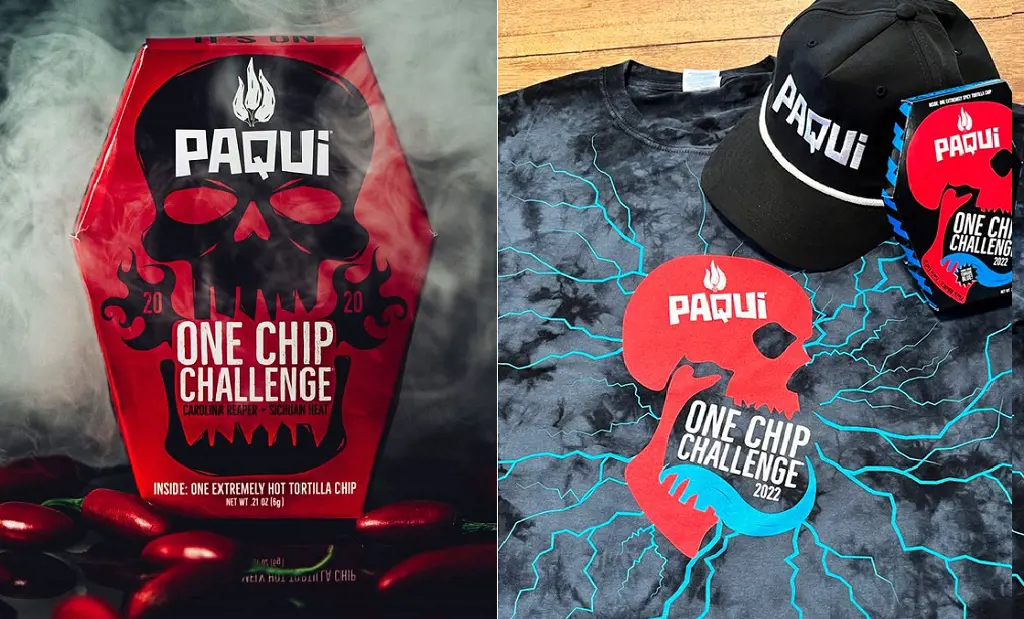 Paqui chips organized a One Chip Challenge Giveaway on 14 September 2022, and winner would get a chip, T-shirt, and hat