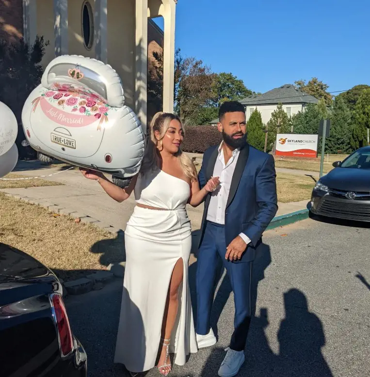 Apollo And His New Wife Sherien Almufti At Their Wedding On Buckhead, Atlanta In October 2022