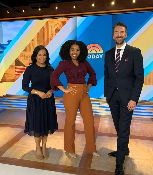 Somara from the Today show in DC with Kristen Welker and Peter Alexander