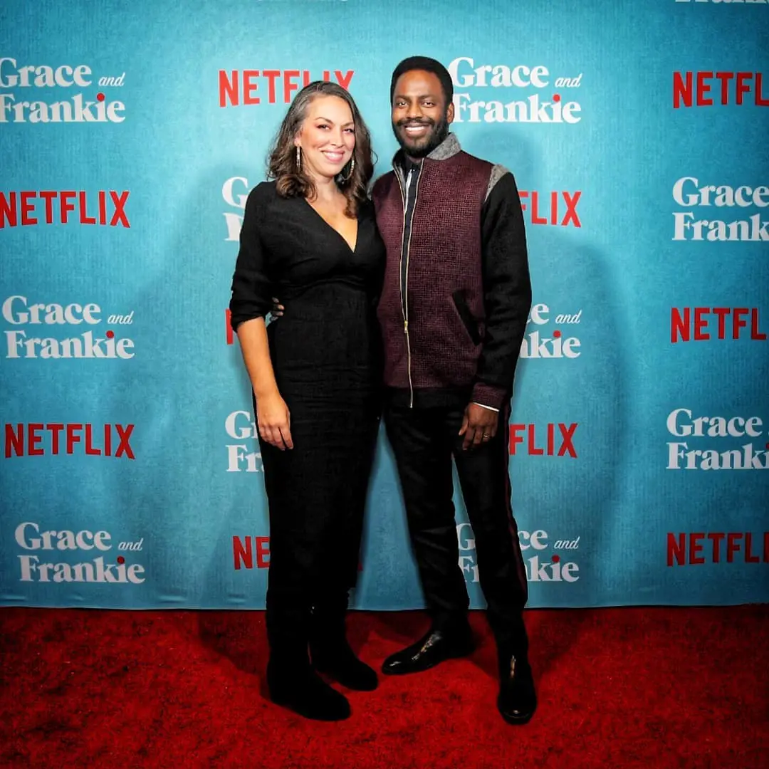 Vaughn at the premiere of the 6th season of 'Grace & Frankie' held in January, 2020