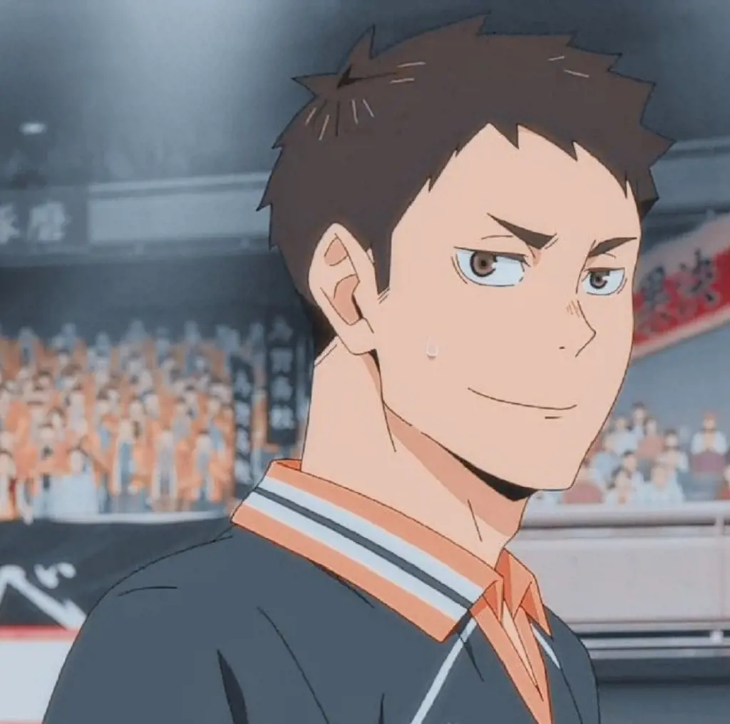 Daichi Sawamura during one of the volleyball tournaments  