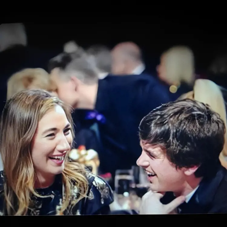 Bates Motel actor and his sweetheart at Reveal Gala 2020