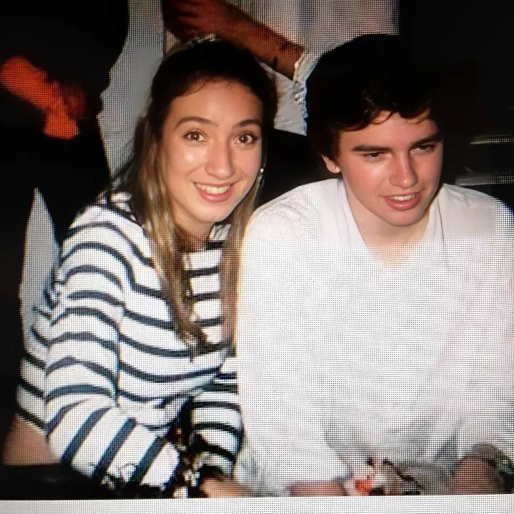 Freddie with his better half from their college days