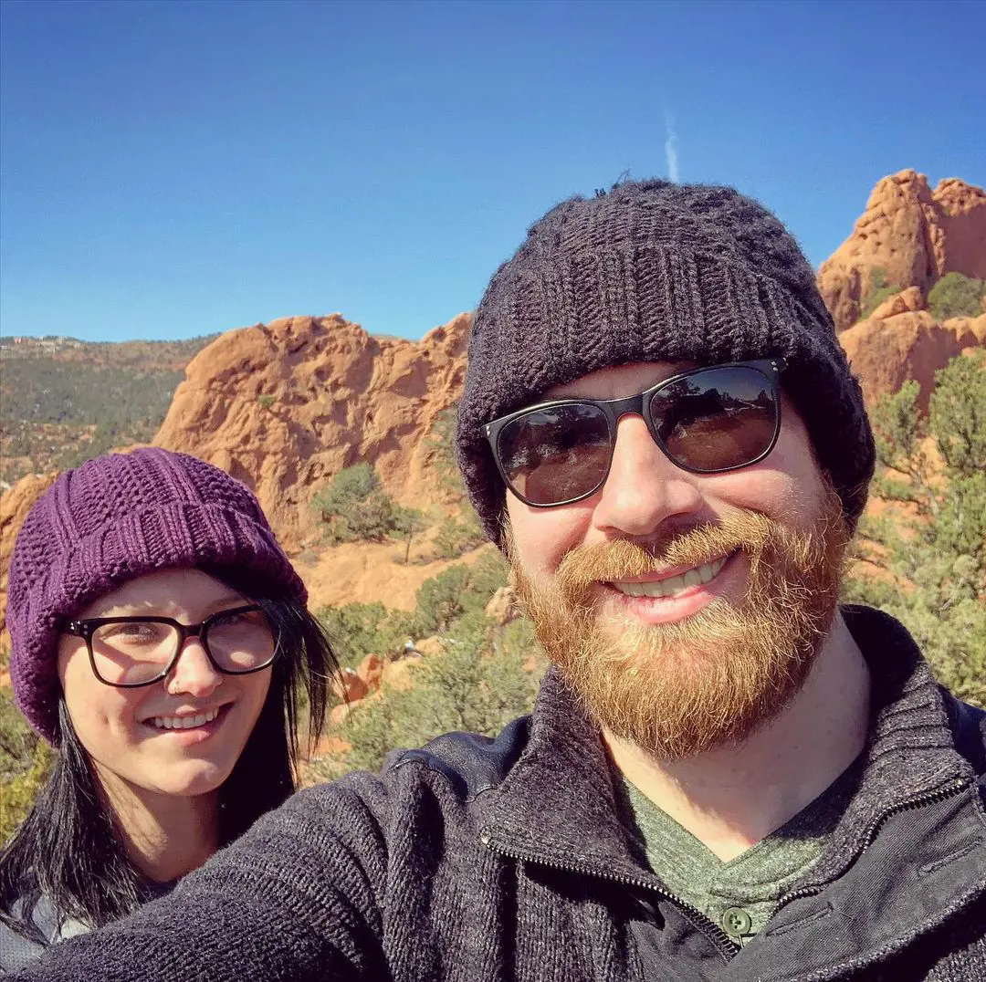 Jeff with his wife Nicole went to explore the Garden of the Gods on November 3, 2019