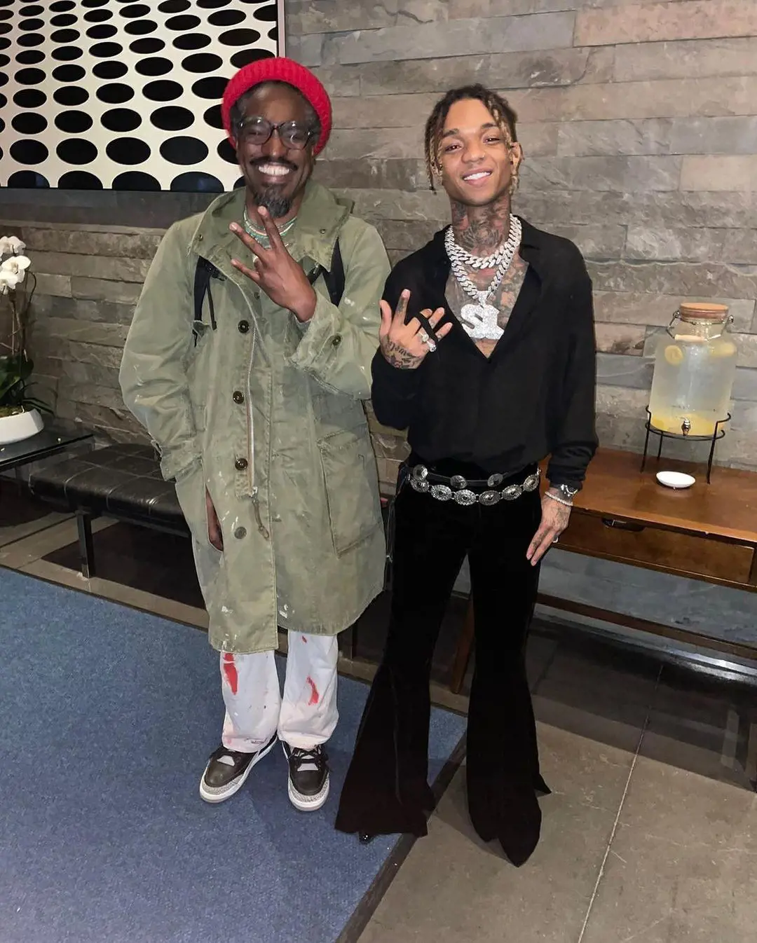 Andre 3000 was spotted with Swae Lee.