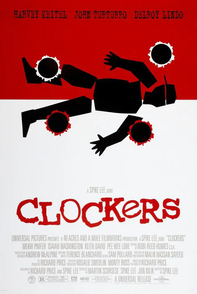 Official Poster Of Clockers Starring Harvey Keitel and Delroy Lindo In Lead Role