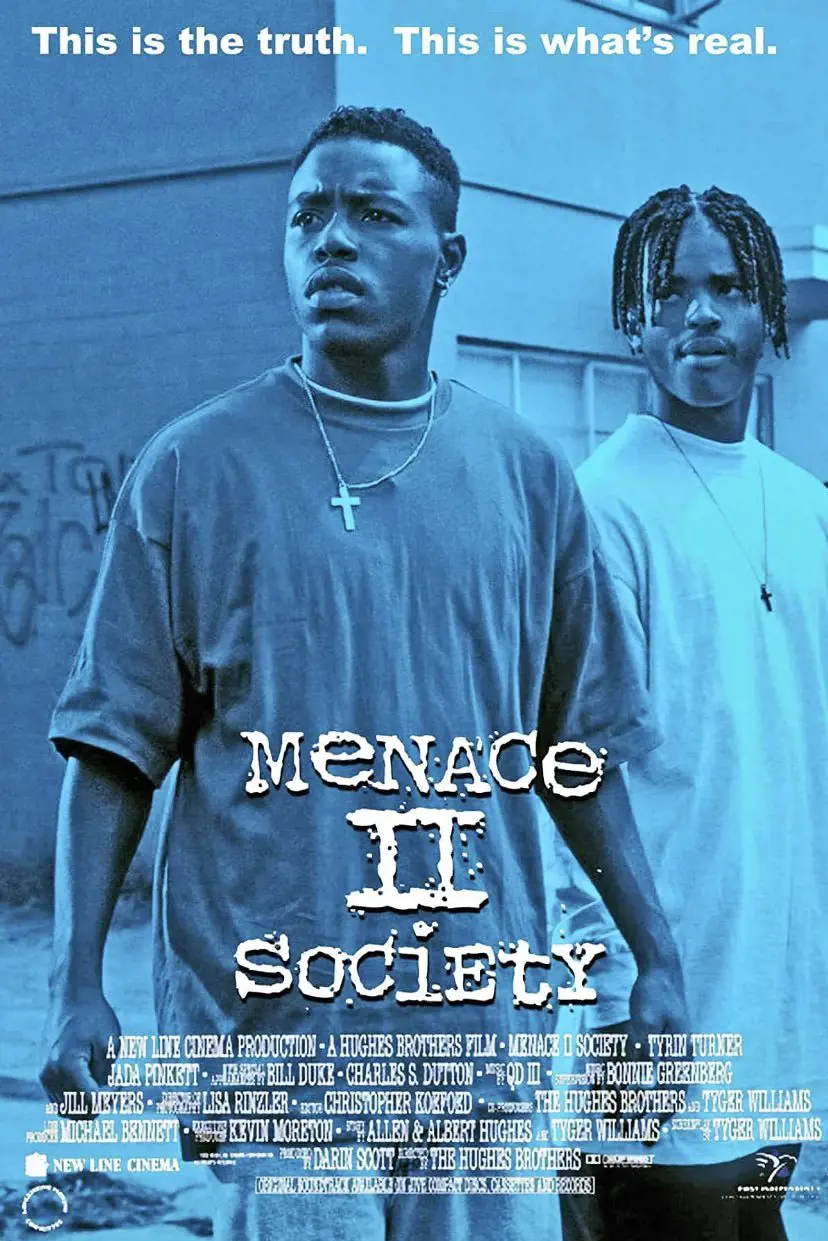 Menace II Society Poster Featuring Tyrin Turner and Larenz Tate