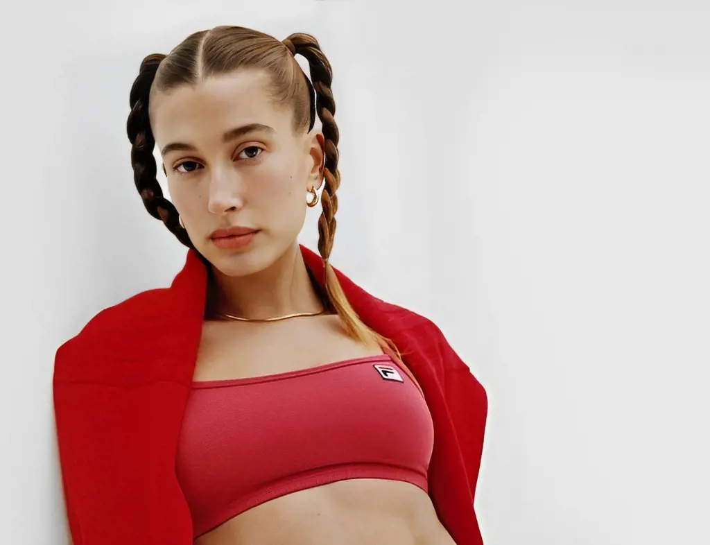 Hailey Modeling For Fila USA On 27 March 2023