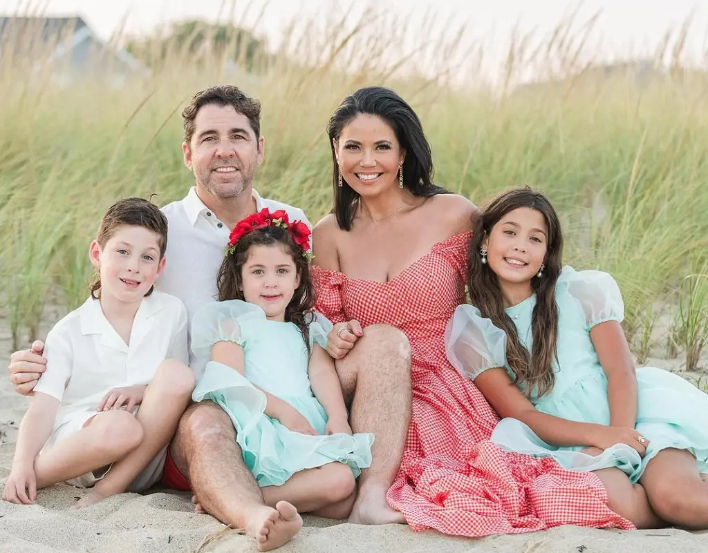 Fox News Anchor Angie with her family at Nantucket