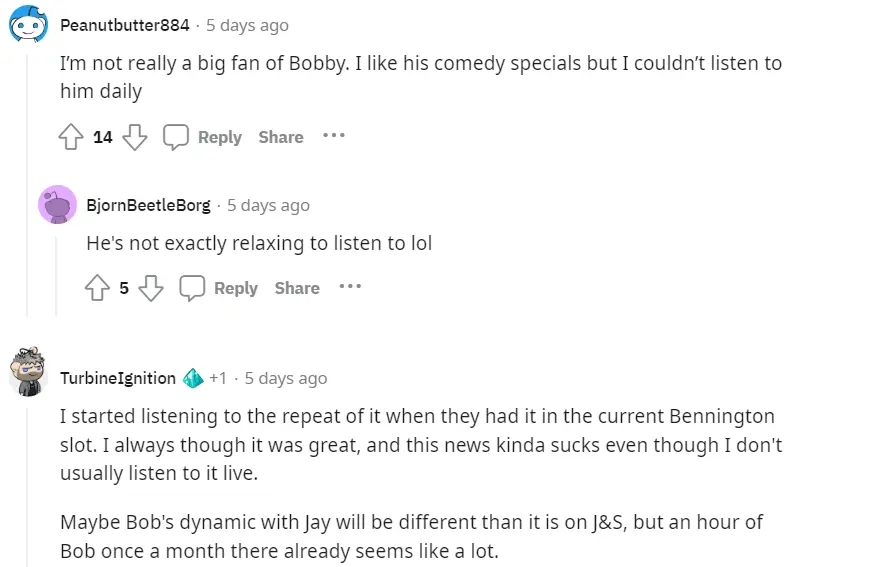 The Bonfire listeners discussed over reddit about Dan's exit