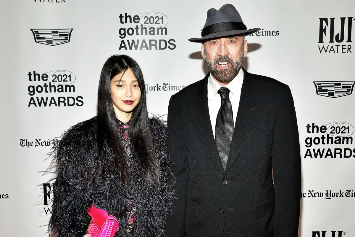 Nicolas and Riko At The 2021 Gotham Awards (Image Source: Getty/ Udo Salters)