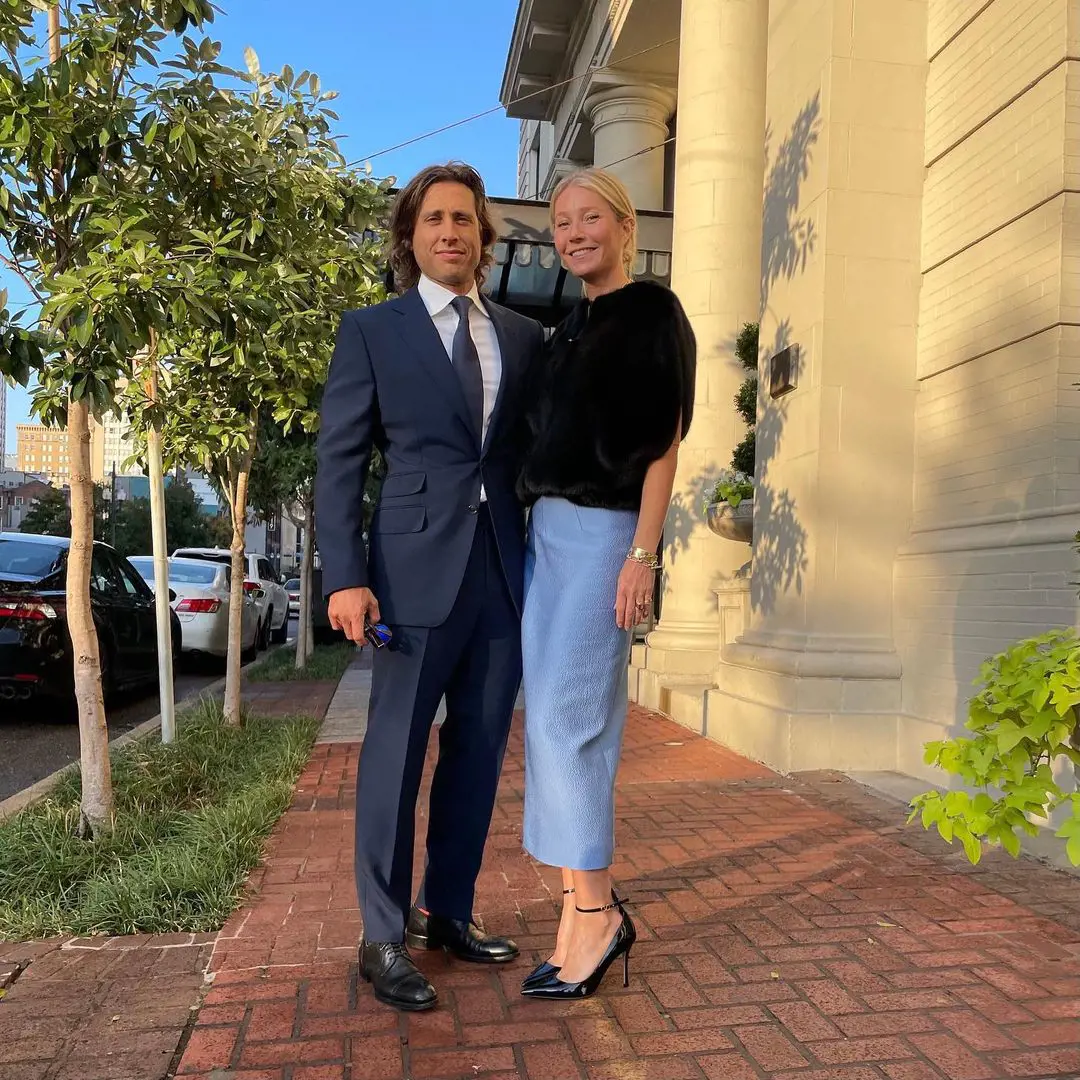 Brad and Gwyneth attended her cousin's wedding at New Orleans