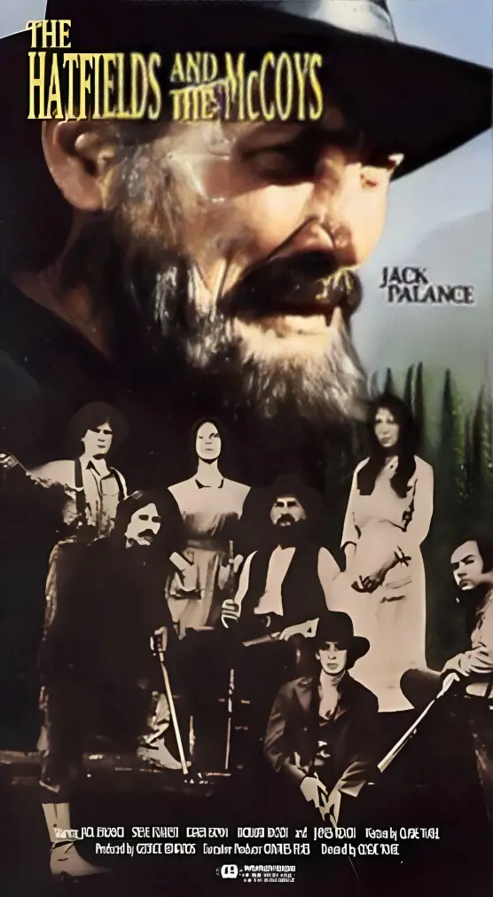 The poster of the 1975 film inspired by real feud among The Hatfields and the McCoys 