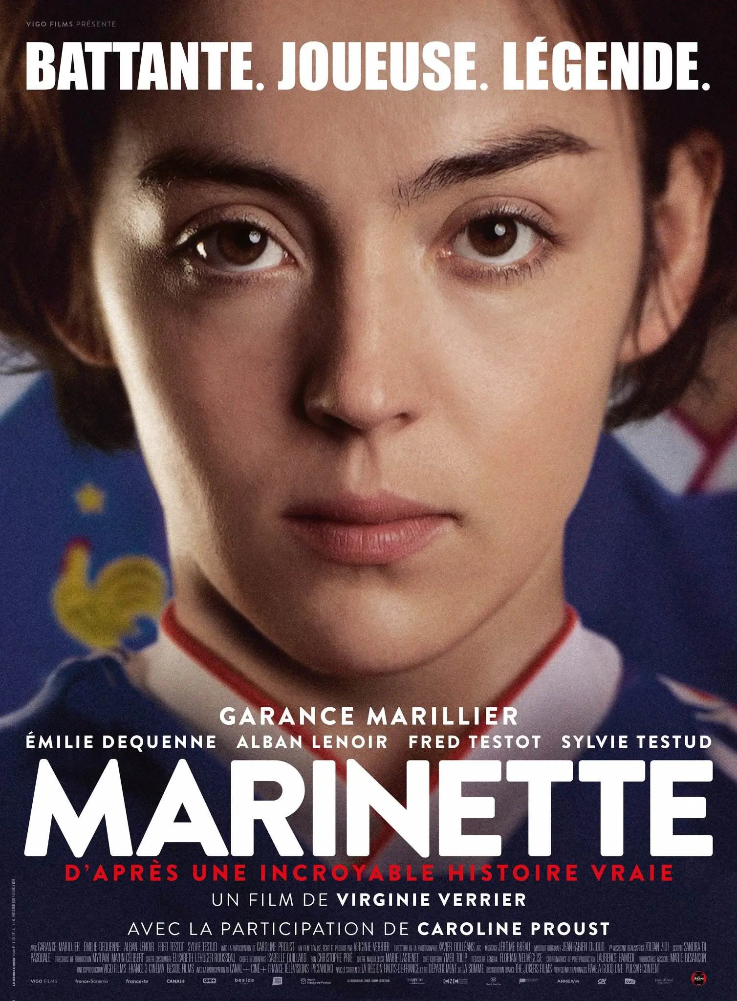Official Poster Of Biopic Marinette Made By Virginie Verrier