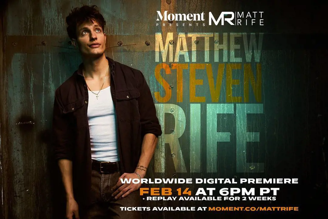 'Matthew Steven Rife' the second comedy special of Matt is releasing on 14 February 2023