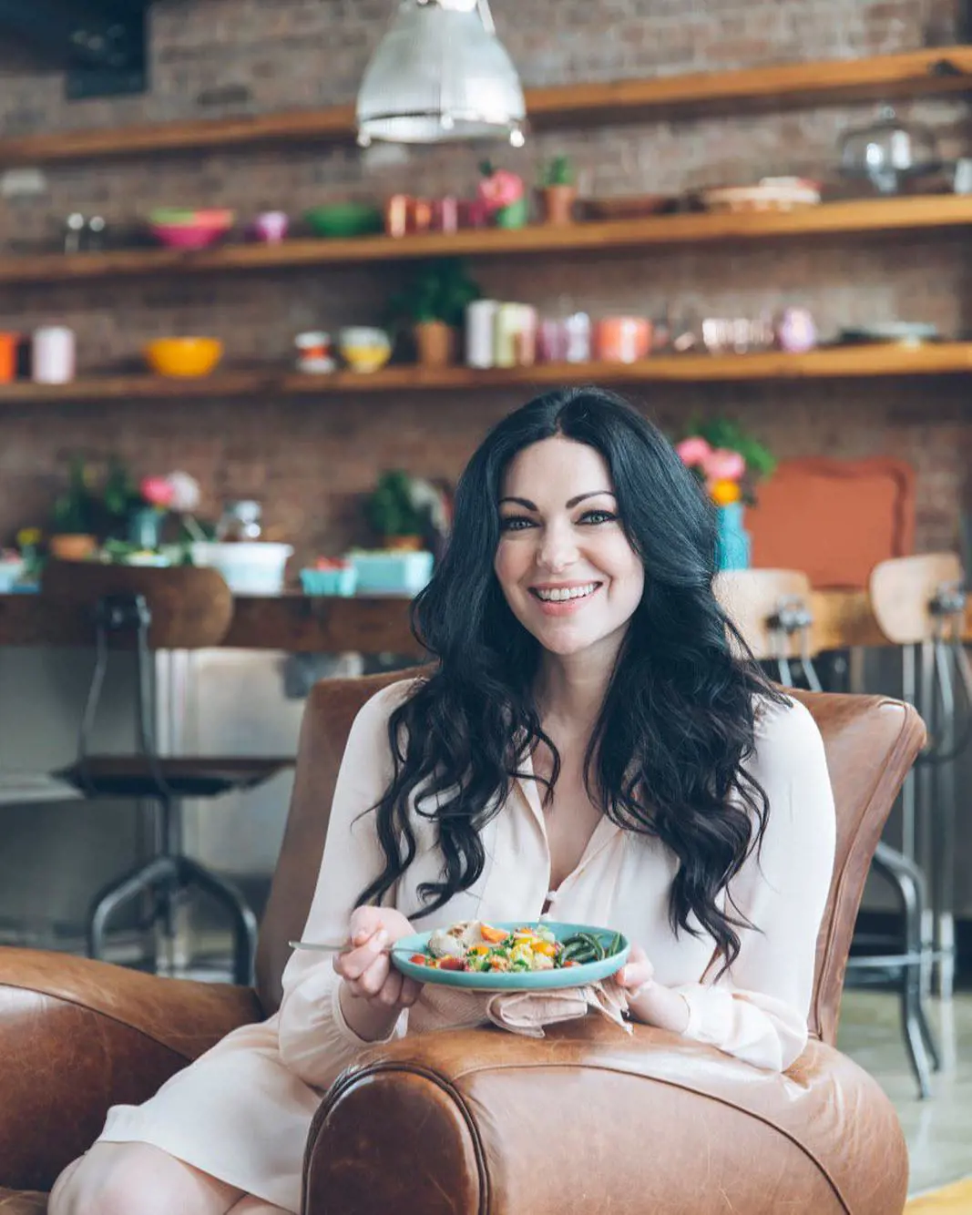 Prepon writes, “It’s not about solving a problem with a pill. You’re actually nurturing the body with food.” in her book