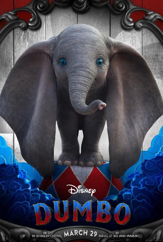 Dumbo Featured On The Poster Of The Animated Film