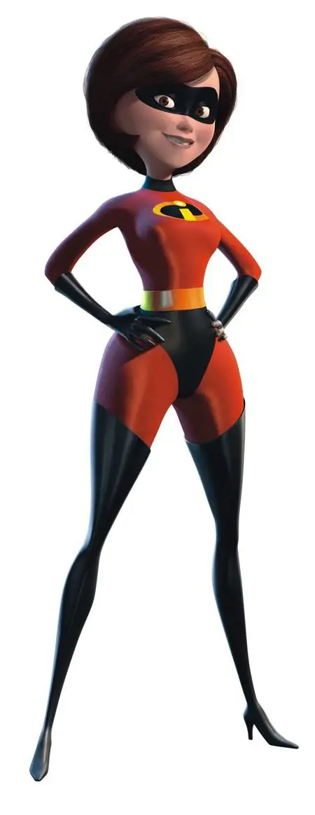 Helen From The Incredibles Holding Her Waist With Her Hands