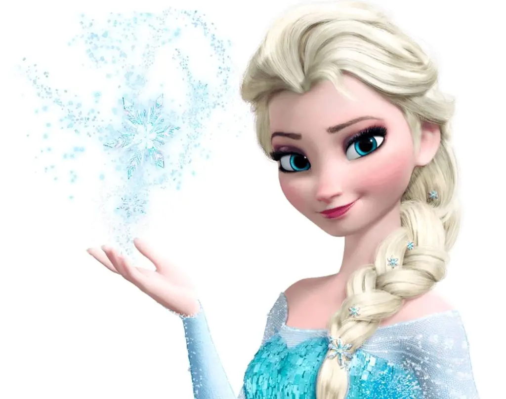Elsa Making Ice Crystals By Using Her Power Of Snow Manipulation