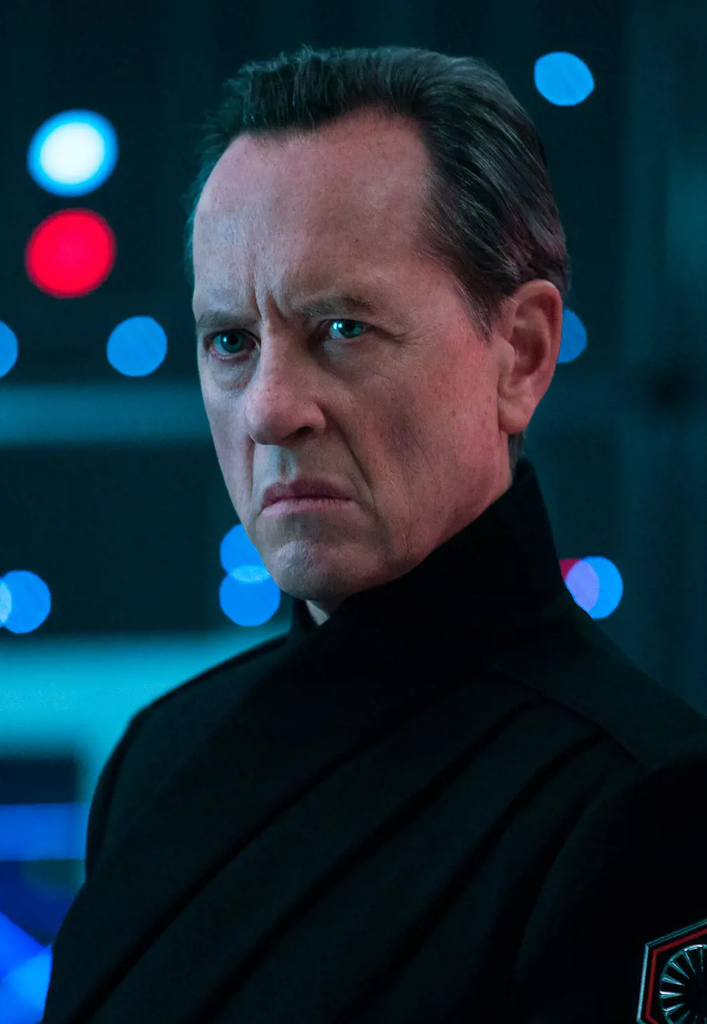 Enric Pryde is a former Imperial Admiral portrayed by Richard E. Grant