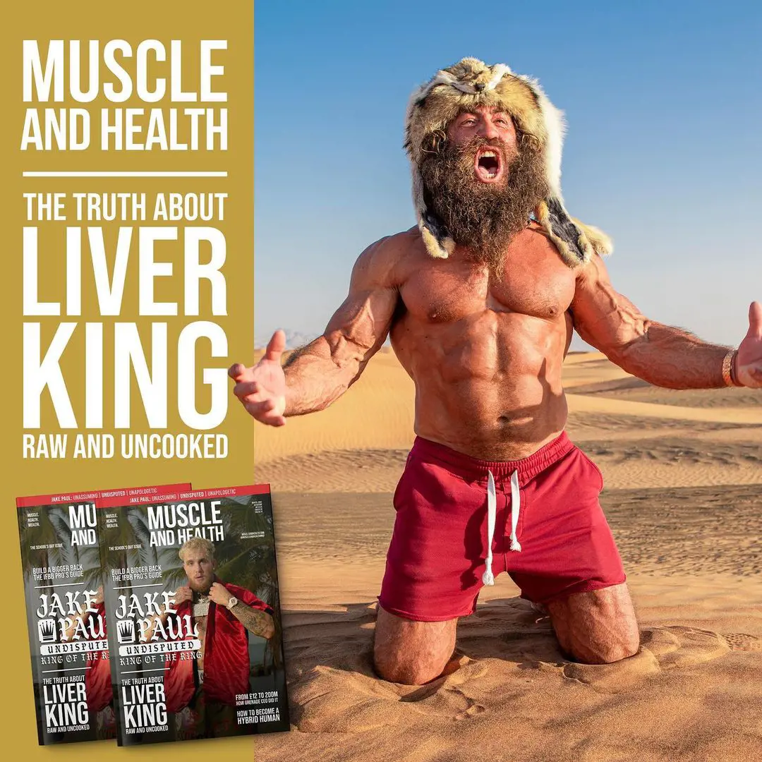 Liver King Featured In The Muscle And Health Magazine On 22 November 2022